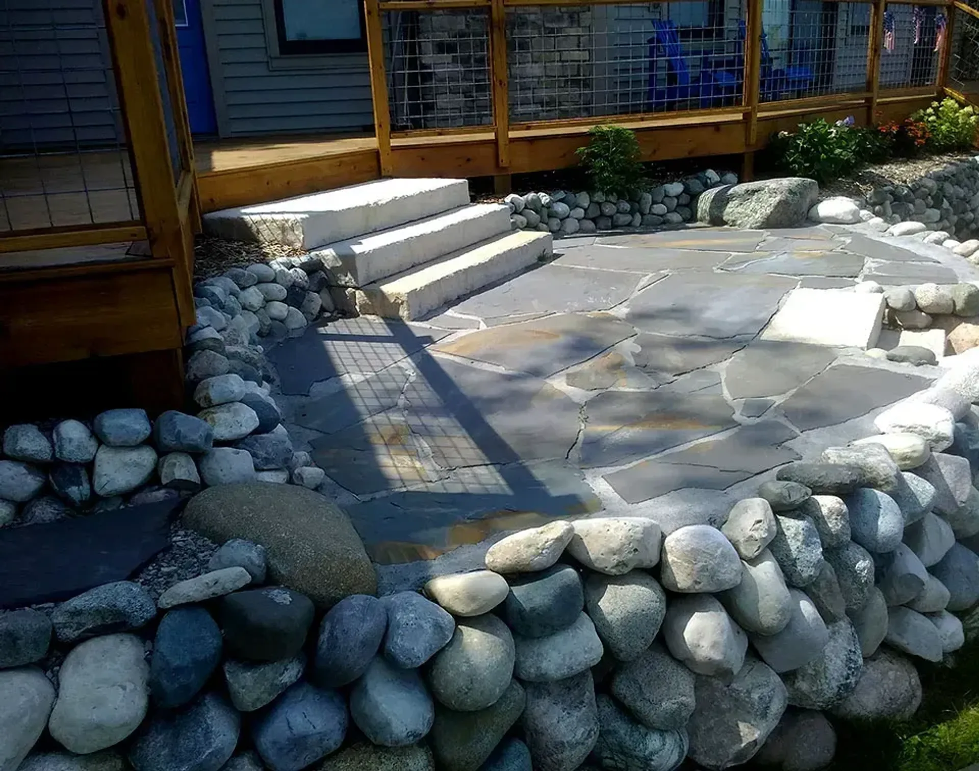 Retaining Wall Installation in Harbor Springs, MI — Hope Landscaping LLC, Northern Michigan