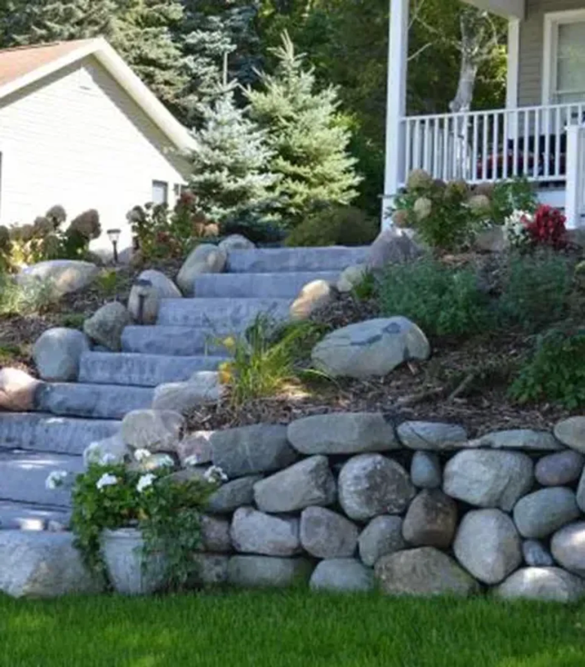Retaining wall construction