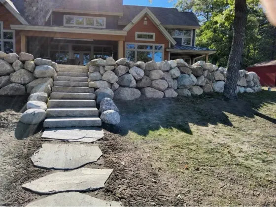 Retaining Walls project by Hope Landscaping LLC